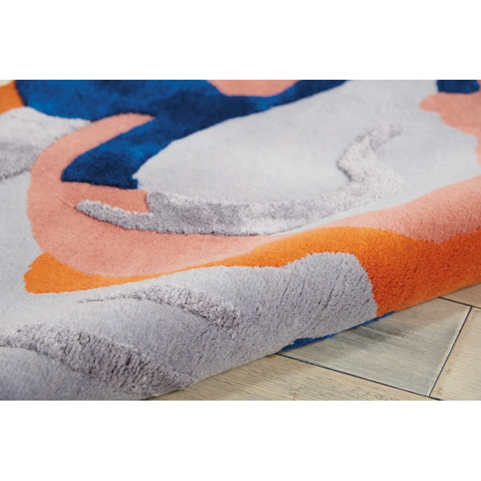 Portfolio Portfolio Woodson & Rummerfield Navy WR500 8 ft. X 10 ft. Rect. Rug