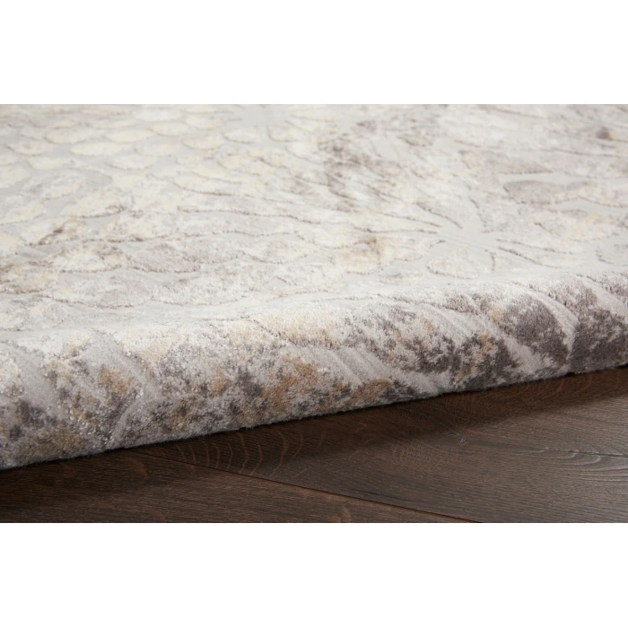 Nourison Sleek Textures Area Rug SLE07-Ivory/Beige