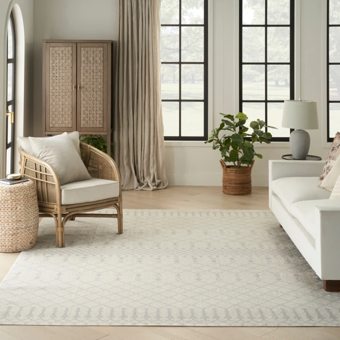 Nourison Astra Machine Washable Area Rug ASW10 Ivory