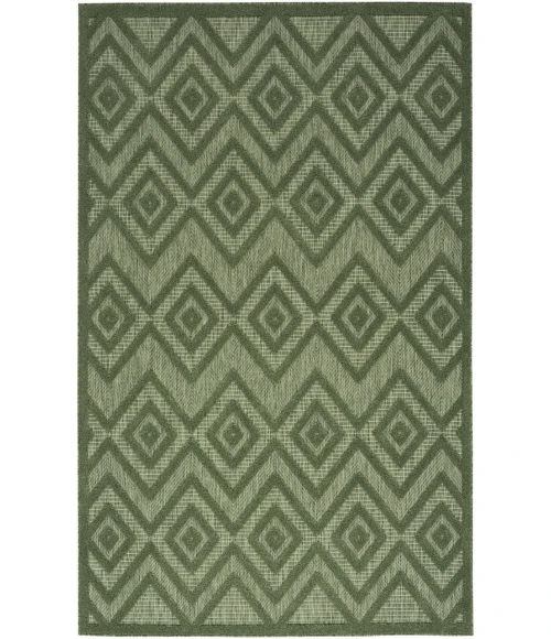 Nourison Versatile Green NRV01 6 ft. X 9 ft. Rectangle Rug