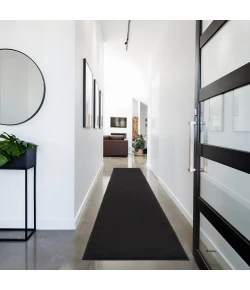 Nourison Home Nourison Essentials NRE01 Black 2 ft. 2 in. X 12 ft. Area Rug