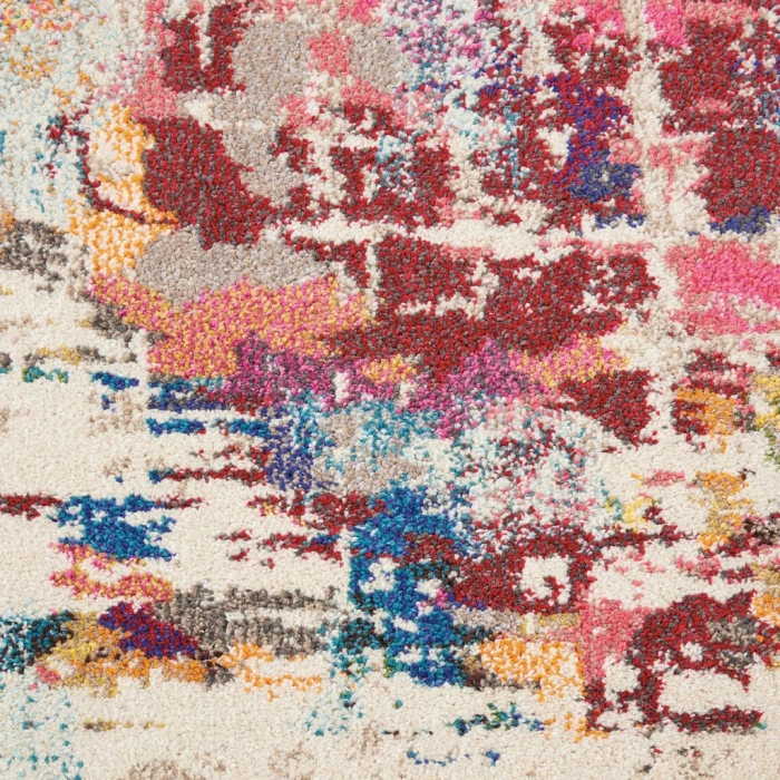 Nourison Celestial Area Rug CES13-Pink/Multicolor