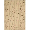 Nourison Home Grafix GRF15 Cream 5 ft. 3 in. X 7 ft. 3 in. Area Rug