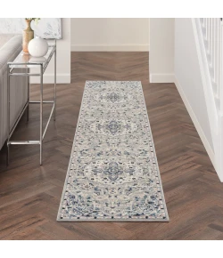 Nourison Home Passion PSN22 Grey Beige 2 ft. 2 in. X 10 ft. Area Rug