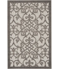 Nourison Home Aloha ALH21 Grey Charcoal 2 ft. 8 in. X 4 ft. Area Rug