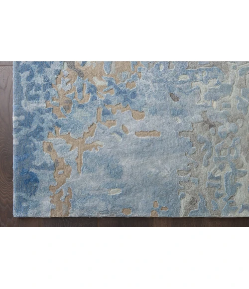 Nourison Prismatic Area Rug PRS17 Denim 7'9" x 9'9"