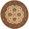 Nourison Home Living Treasures Cream / Ivory LI04 7’10” x Round Round Rug