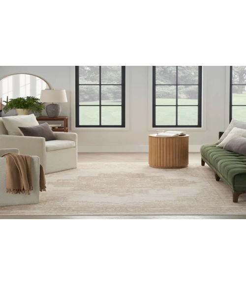 Nourison Grafix Ivory Beige GRF14 6 ft. X 9 ft. Rectangle Rug