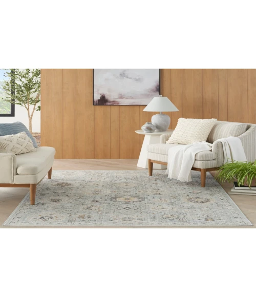 Nourison Oushak Home Mint OUS01 5 ft. 5 in. X 7 ft. 3 in. Rectangle Rug