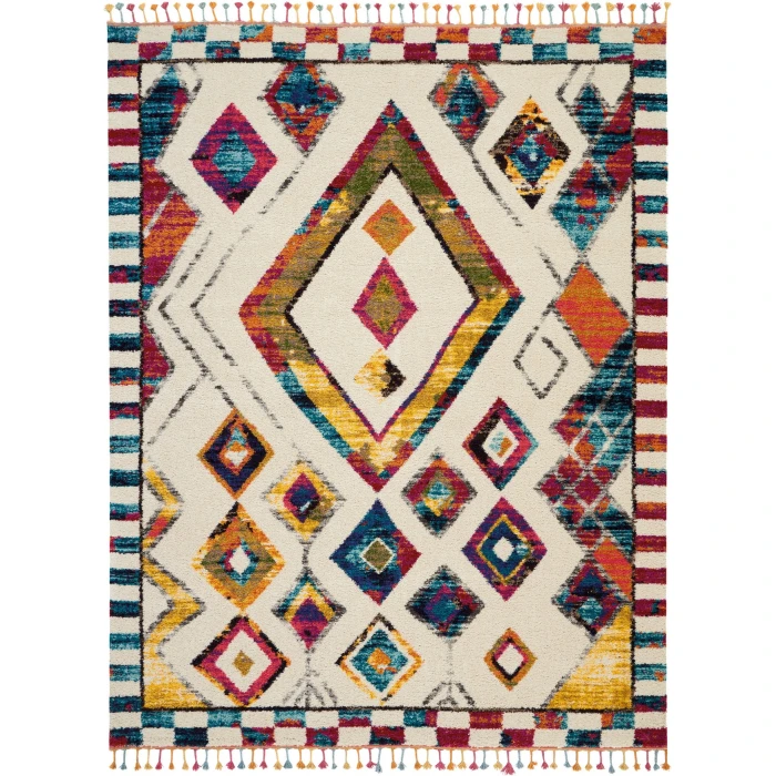 Nourison Home Nomad White NMD02 7ft.10in. x 10ft.6in. Rect. Rug
