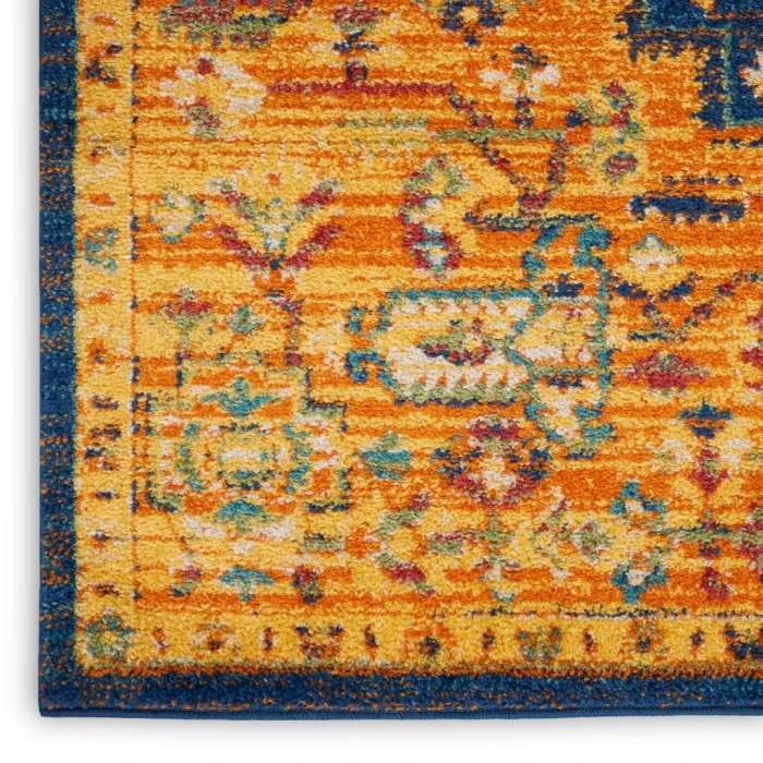 Nourison Allur Area Rug ALR04-Orange Multicolor