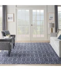 Nourison Machine Washable Series 1 Navy SR107 9 ft. X 12 ft. Rect. Rug