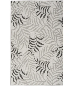 Nourison Home Garden Oasis GOA01 Grey 4 ft. X 6 ft. Area Rug