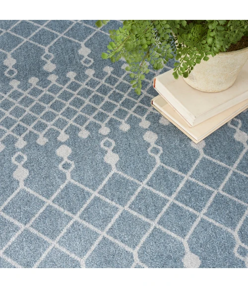 Nourison Astra Machine Washable Area Rug ASW10 Blue