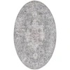 Nourison Home New Concept Washables SR101 Ivory Grey 7 ft. 10 in. Round Area Rug