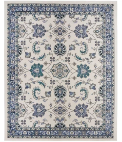 Nourison Home Nourison Essentials NRE05 Ivory Blue 5 ft. X 7 ft. Area Rug