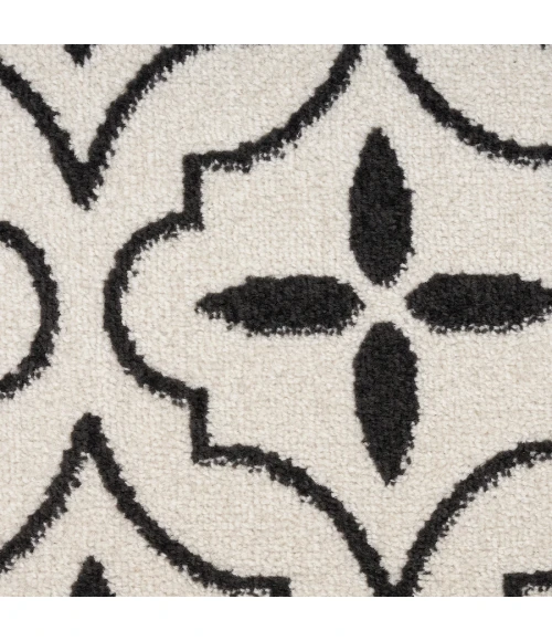 Nourison Home Nourison Essentials Ivory Black NRE04 6 ft. X 9 ft. Rectangle Rug