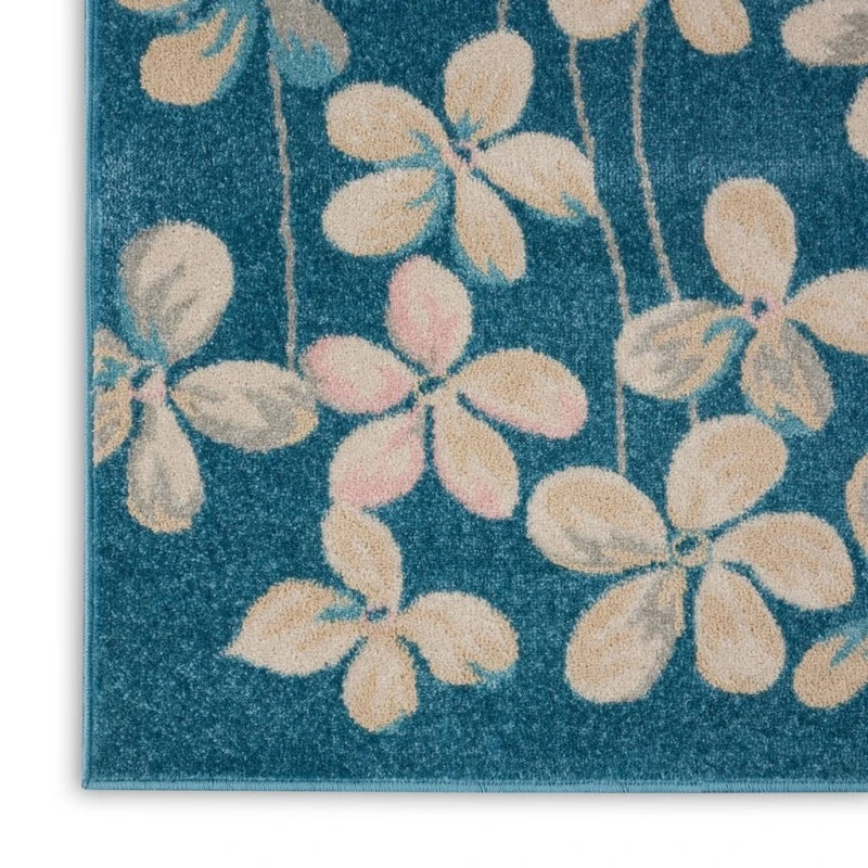 Nourison Tranquil Area Rug TRA04-Turquoise