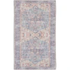 Nourison Home New Concept Washables SR104 Blue Multicolor 2 ft. 2 in. X 12 ft. Area Rug