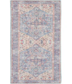 Nourison Home New Concept Washables SR104 Blue Multicolor 2 ft. 2 in. X 12 ft. Area Rug
