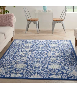 Nourison Home Whimsicle WHS10 Navy Multicolor 6 ft. X 9 ft. Area Rug