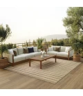 Nourison Positano Beige Ivory POS03 12ft. x 15ft. Rect. Rug
