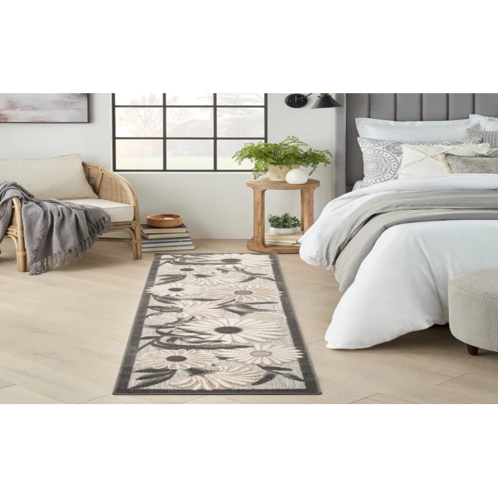 Nourison Aloha Beige ALH33 2 ft. X 6 ft. Rectangle Rug