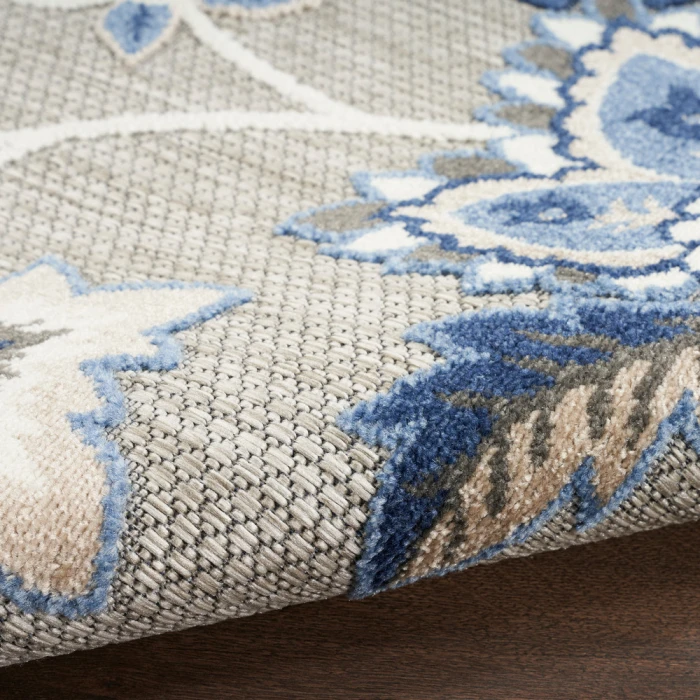 Nourison Aloha Area Rug ALH31 Blue Grey