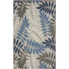 Nourison Home Aloha ALH18 Grey Blue 9 ft. X 12 ft. Area Rug