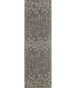 Nourison Home Tranquil TRA04 Grey Beige 2 ft. 3 in. X 7 ft. 3 in. Area Rug