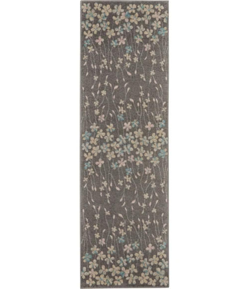 Nourison Tranquil Runner Area Rug TRA04-Grey/Beige
