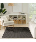 Nourison Horizon Indoor/Outdoor Black HOZ02 6 ft. X 9 ft. Rect. Rug