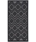 Nourison Versatile Area Rug NRV01 Charcoal/Black