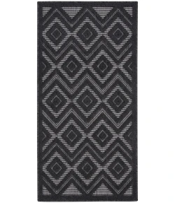 Nourison Home Versatile NRV01 Charcoal Black 2 ft. X 4 ft. Area Rug