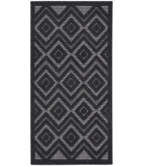 Nourison Versatile Area Rug NRV01 Charcoal/Black