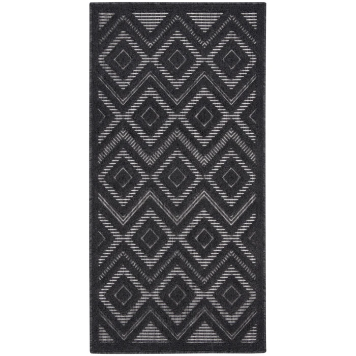 Nourison Versatile Area Rug NRV01 Charcoal/Black