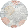 Nourison Home Seaside SDS04 Multicolor 7 ft. 10 in. Round Area Rug