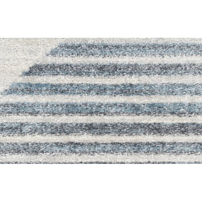 Nourison Astra Machine Washable Ivory Blue ASW03 2 ft. X 6 ft. Rectangle Rug