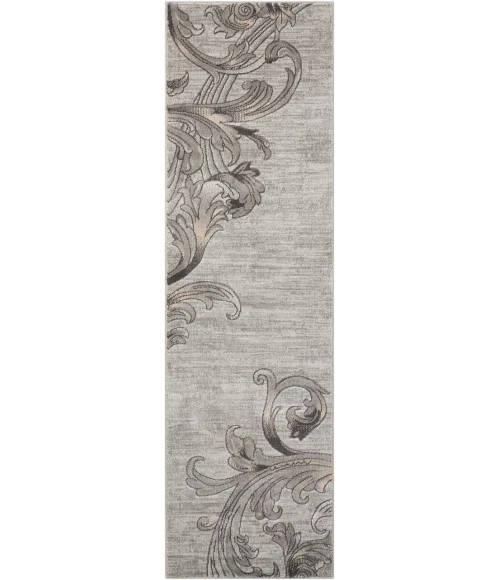 Nourison Maxell Runner Area Rug MAE05-Graphite