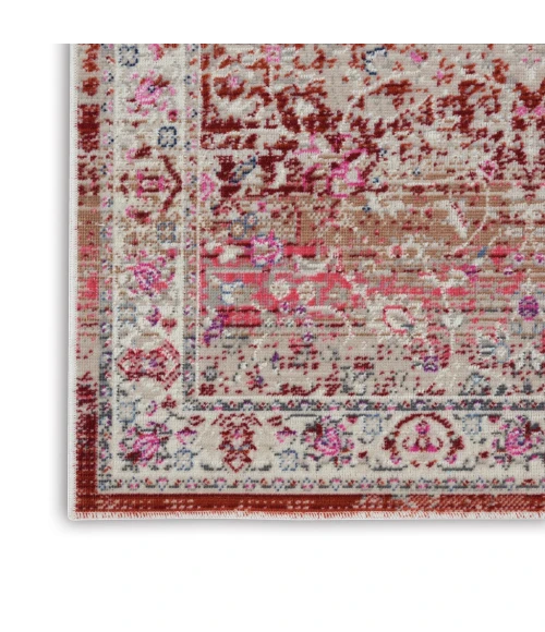 Nourison Vintage Kashan Runner Area Rug VKA01-Red