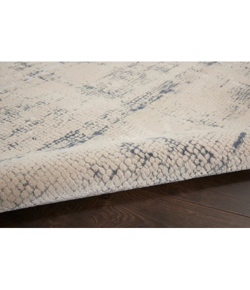 Nourison Rustic Textures Area Rug RUS06-Ivory/Blue