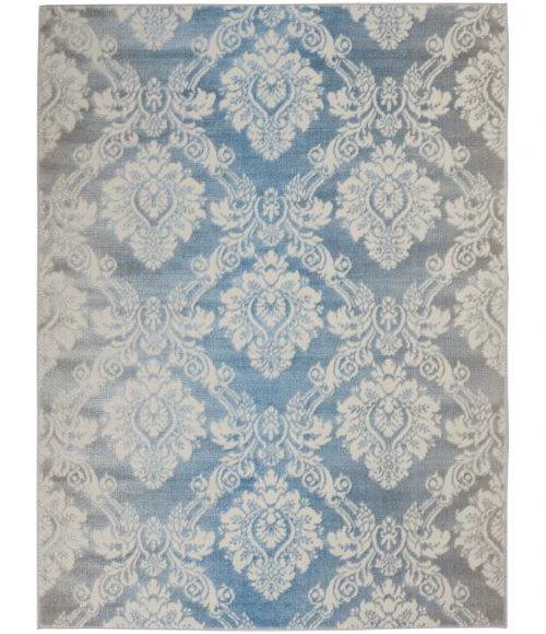 Nourison Elation Area Rug ETN03-Ivory Blue