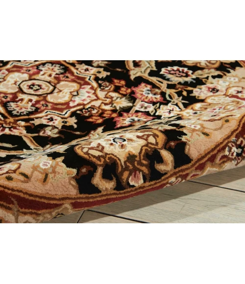 Nourison 2000 Round Area Rug 2028-Black