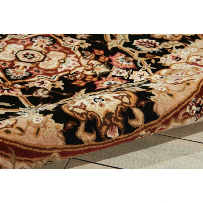 Nourison 2000 Round Area Rug 2028-Black