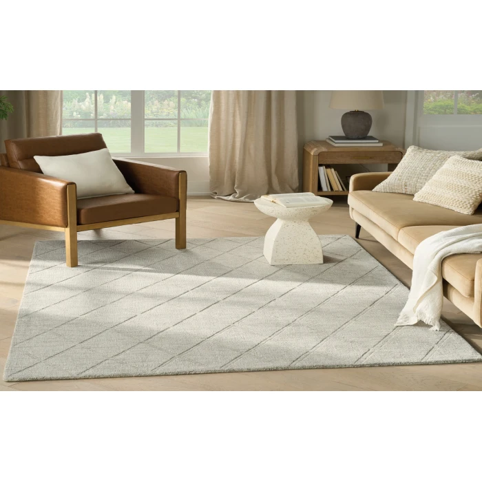 Nourison Wool Haven Grey WOH01 3 ft. 9 in. X 5 ft. 9 in. Rectangle Rug