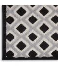 Nourison Aloha Area Rug ALH26 Black White 12' x 15'