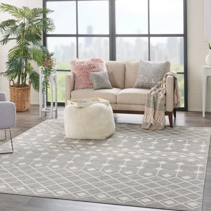 Nourison Grafix Area Rug GRF37-Grey