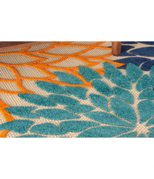 Nourison Aloha Multicolor ALH05 7 ft. 10 in. X 10 ft. 6 in. Rectangle Rug