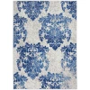 Nourison Home Whimsicle WHS11 Ivory Navy 4 ft. X 6 ft. Area Rug