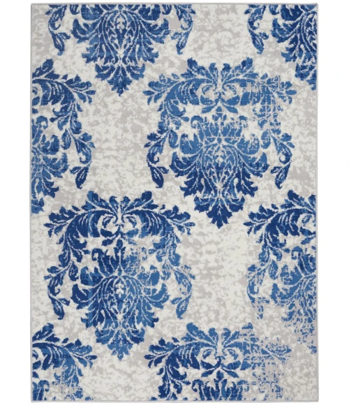 Nourison Whimsicle Area Rug WHS11-Ivory Navy
